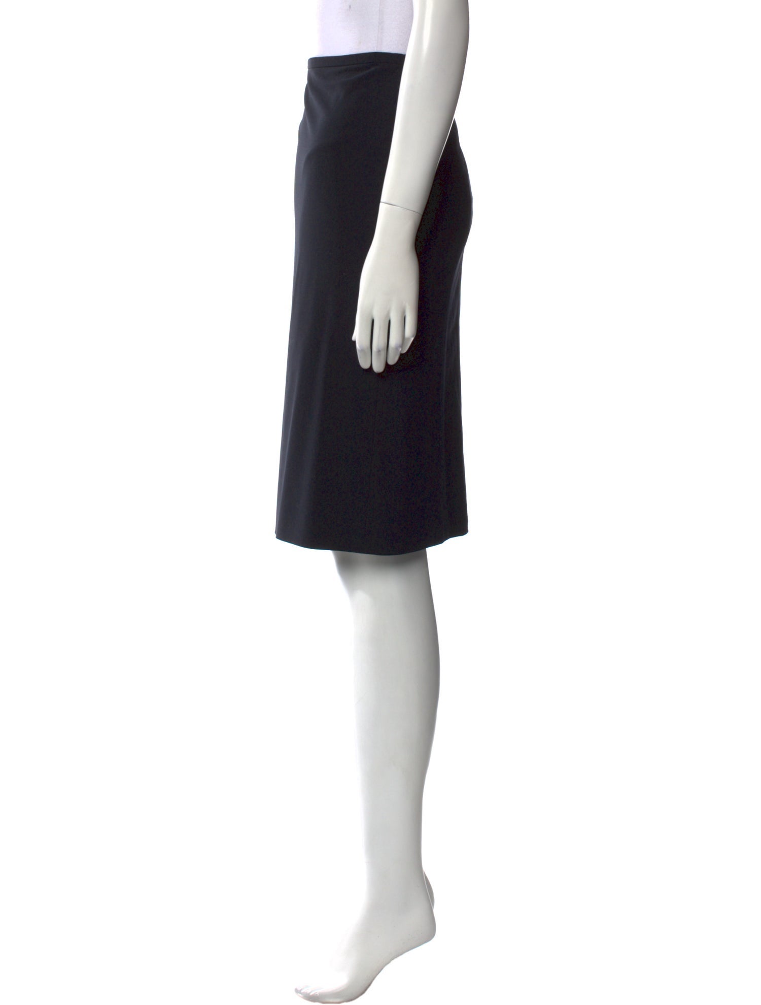 Giorgio Armani Virgin Wool Knee-Length Skirt