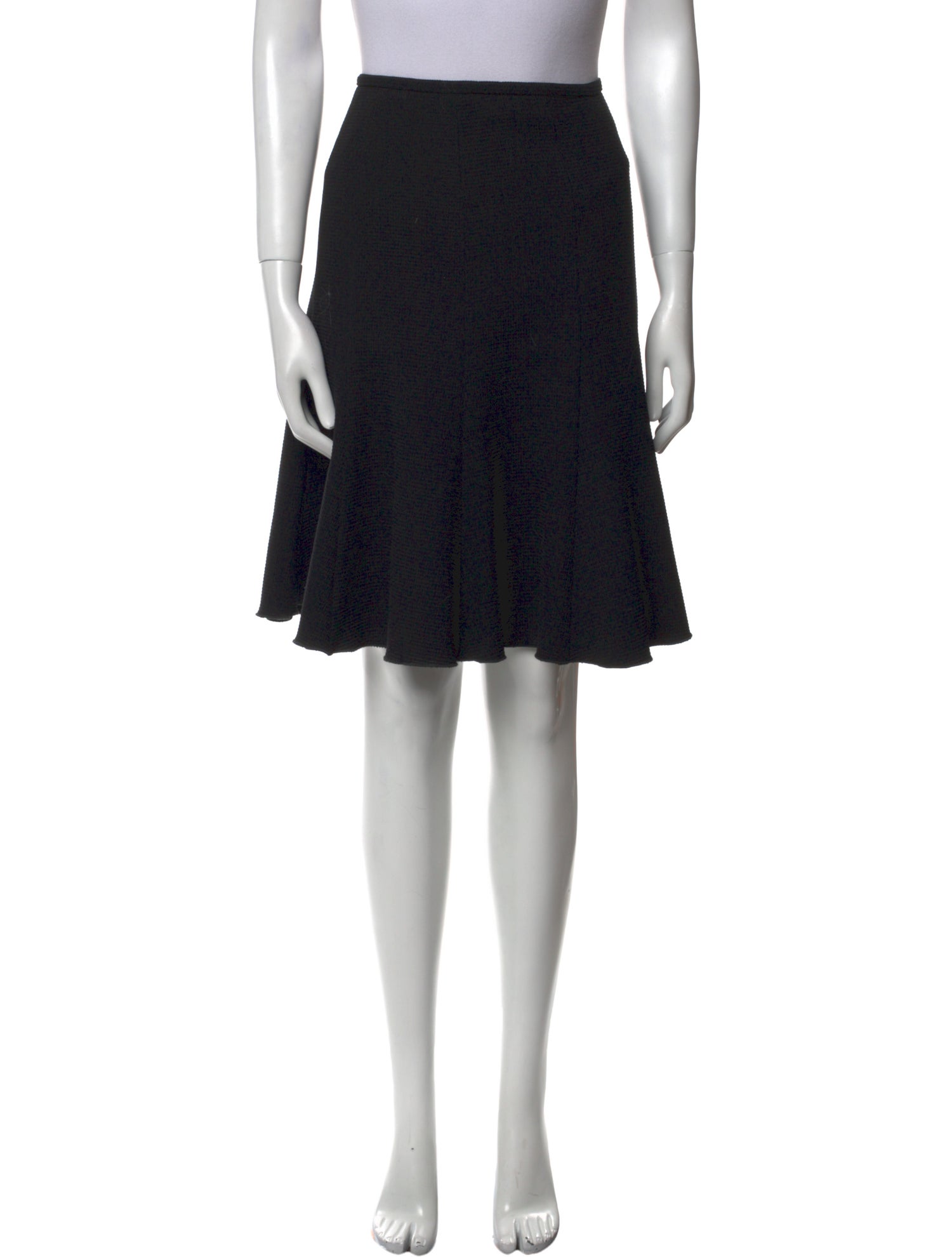 Giorgio Armani Virgin Wool Knee-Length Skirt