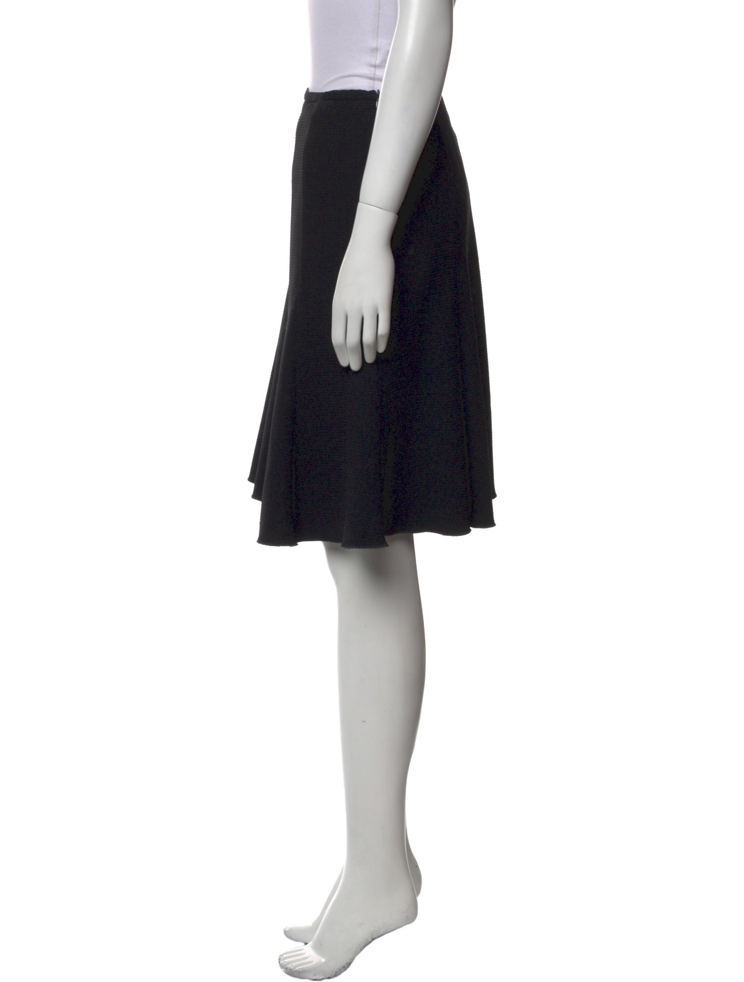 Giorgio Armani Virgin Wool Knee-Length Skirt