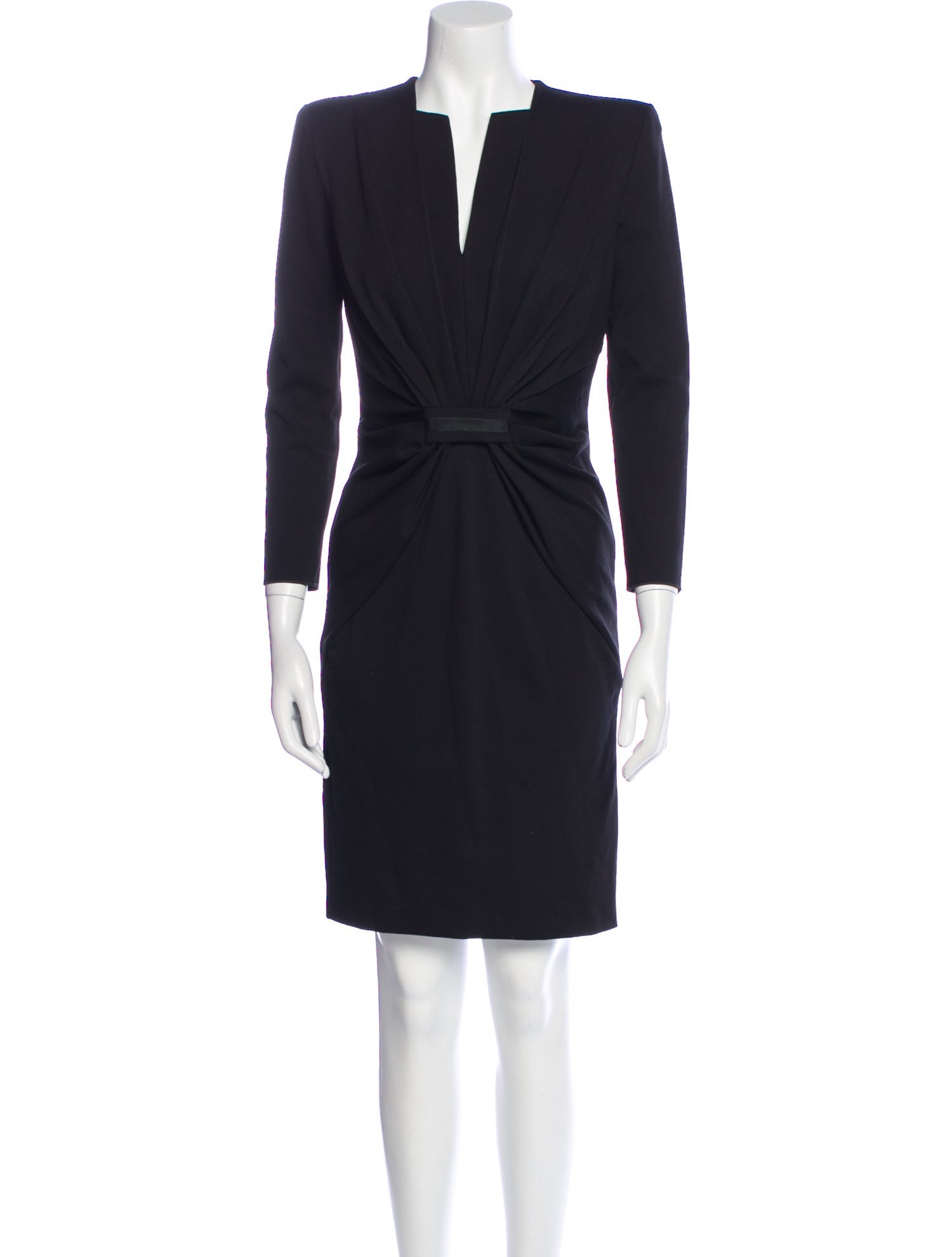 Giorgio Armani V-Neck Knee-Length Dress