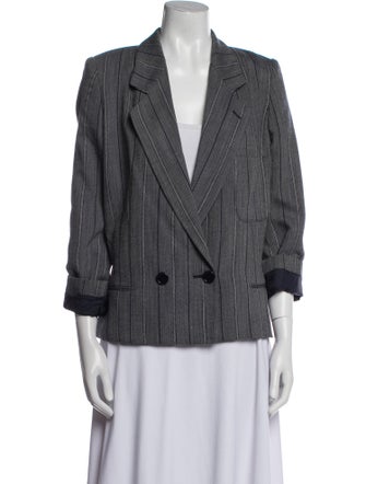 Giorgio Armani Wool Striped Blazer