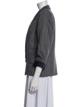 Giorgio Armani Wool Striped Blazer