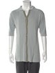 Giorgio Armani Collar Three-Quarter Sleeve Polo Sweater