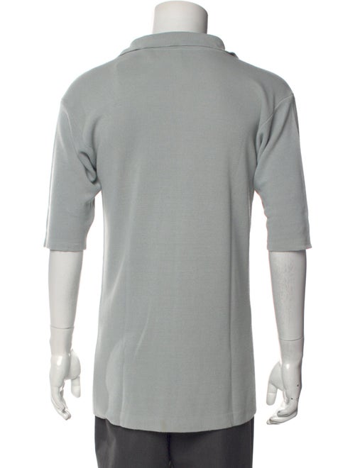 Giorgio Armani Collar Three-Quarter Sleeve Polo Sweater