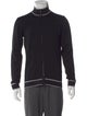 Giorgio Armani Wool Mock Neck Cardigan