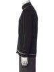 Giorgio Armani Wool Mock Neck Cardigan