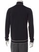 Giorgio Armani Wool Mock Neck Cardigan