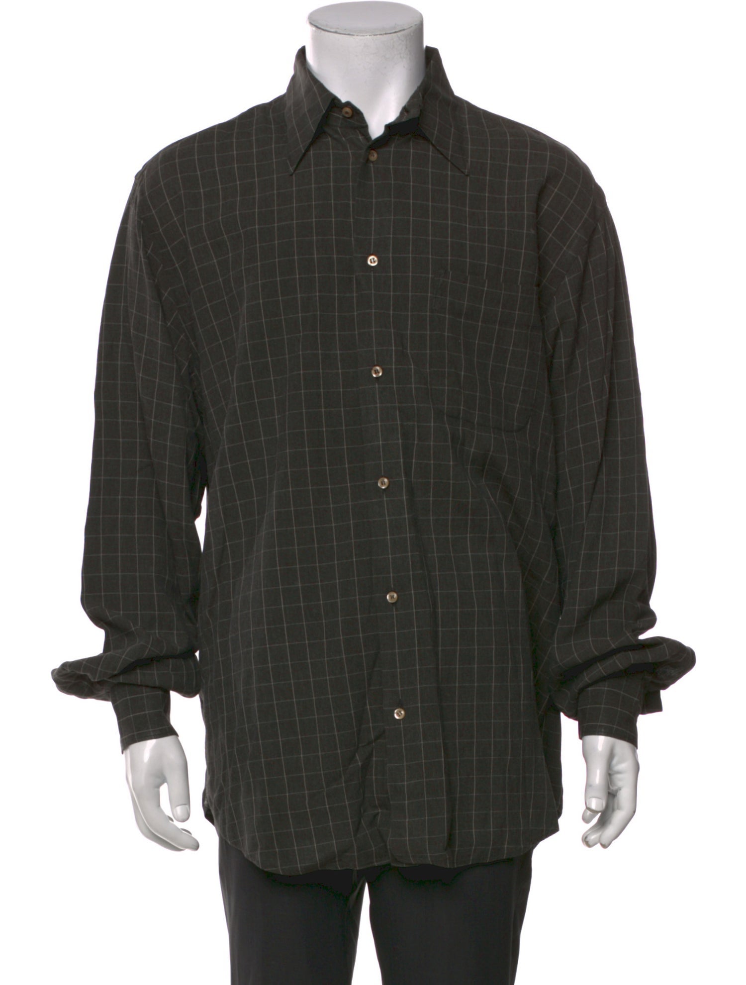 Giorgio Armani Striped Long Sleeve Shirt