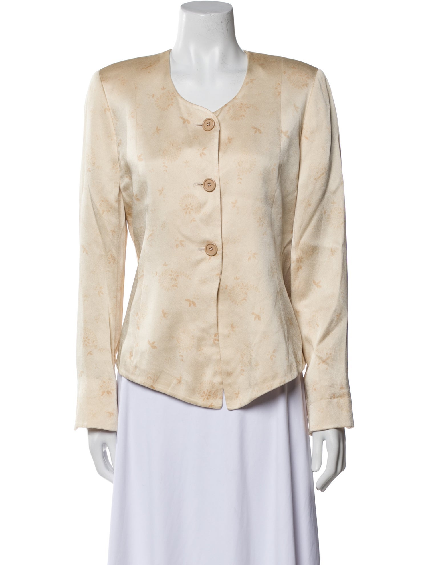 Giorgio Armani Floral Print Evening Jacket