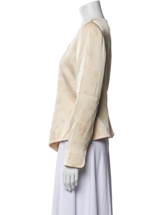 Giorgio Armani Floral Print Evening Jacket