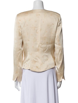 Giorgio Armani Floral Print Evening Jacket