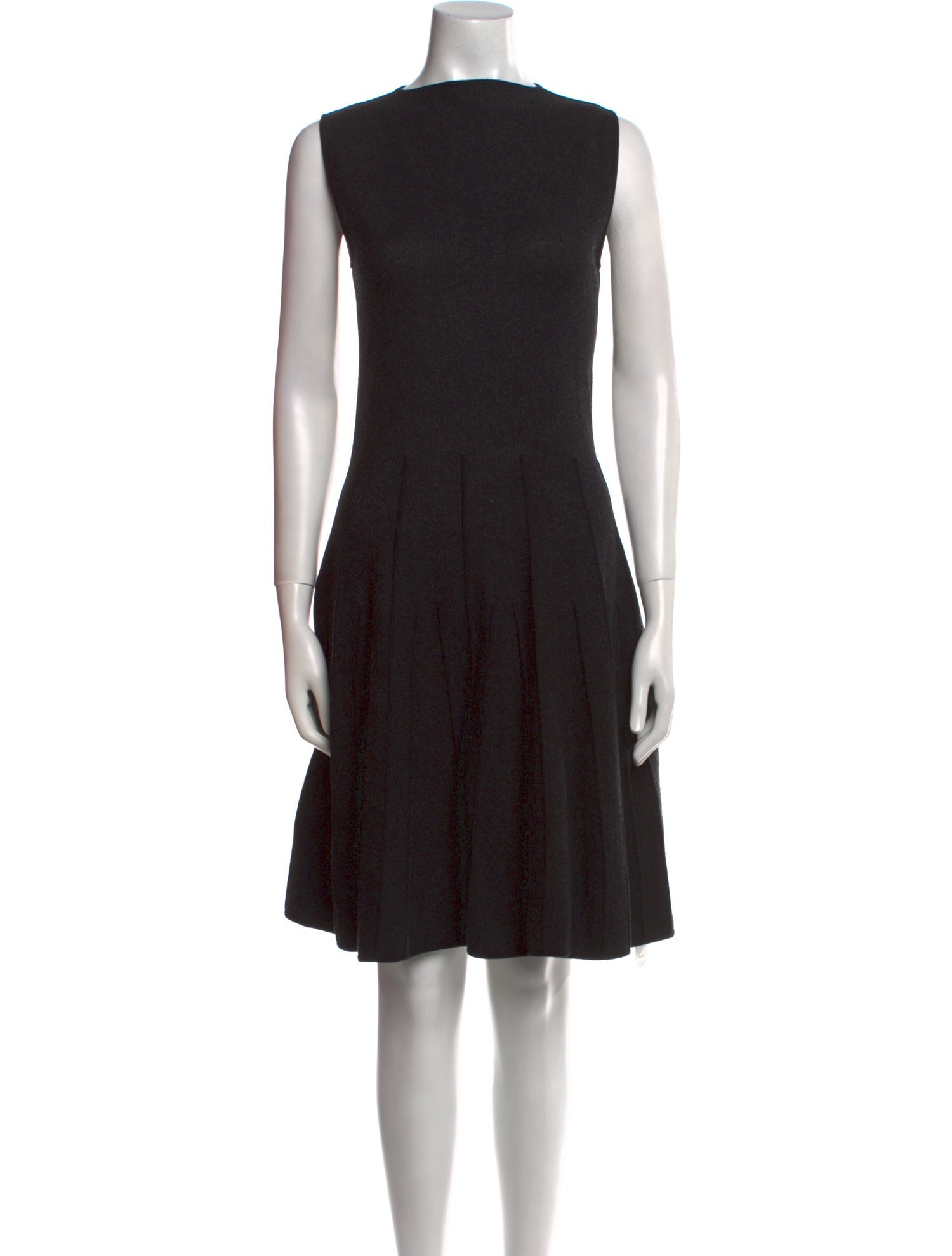 Giorgio Armani Bateau Neckline Knee-Length Dress