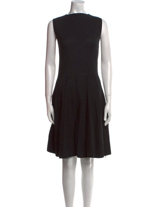 Giorgio Armani Bateau Neckline Knee-Length Dress