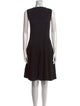 Giorgio Armani Bateau Neckline Knee-Length Dress