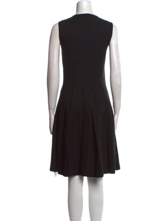 Giorgio Armani Bateau Neckline Knee-Length Dress