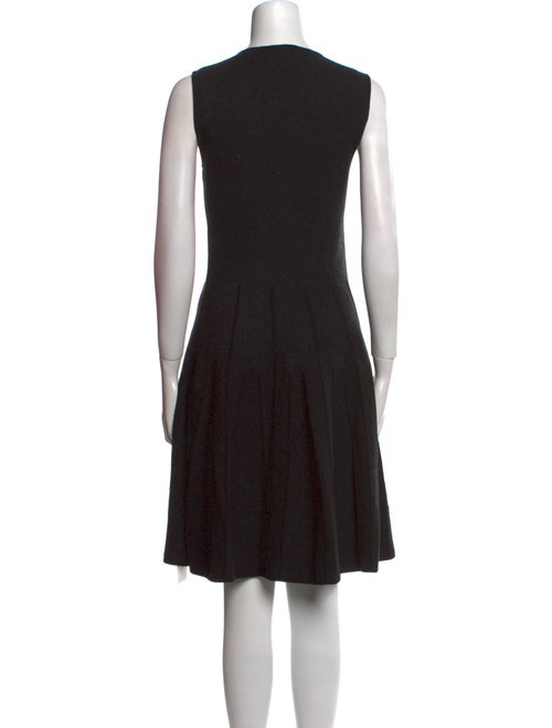 Giorgio Armani Bateau Neckline Knee-Length Dress