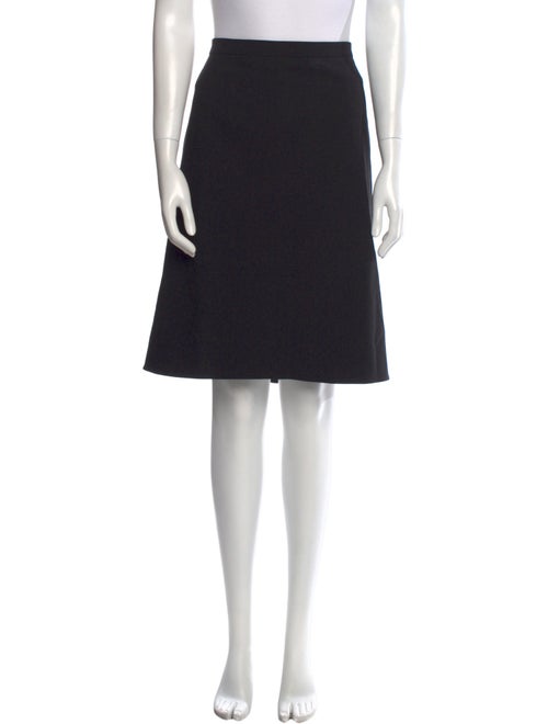 Giorgio Armani Wool Knee-Length Skirt