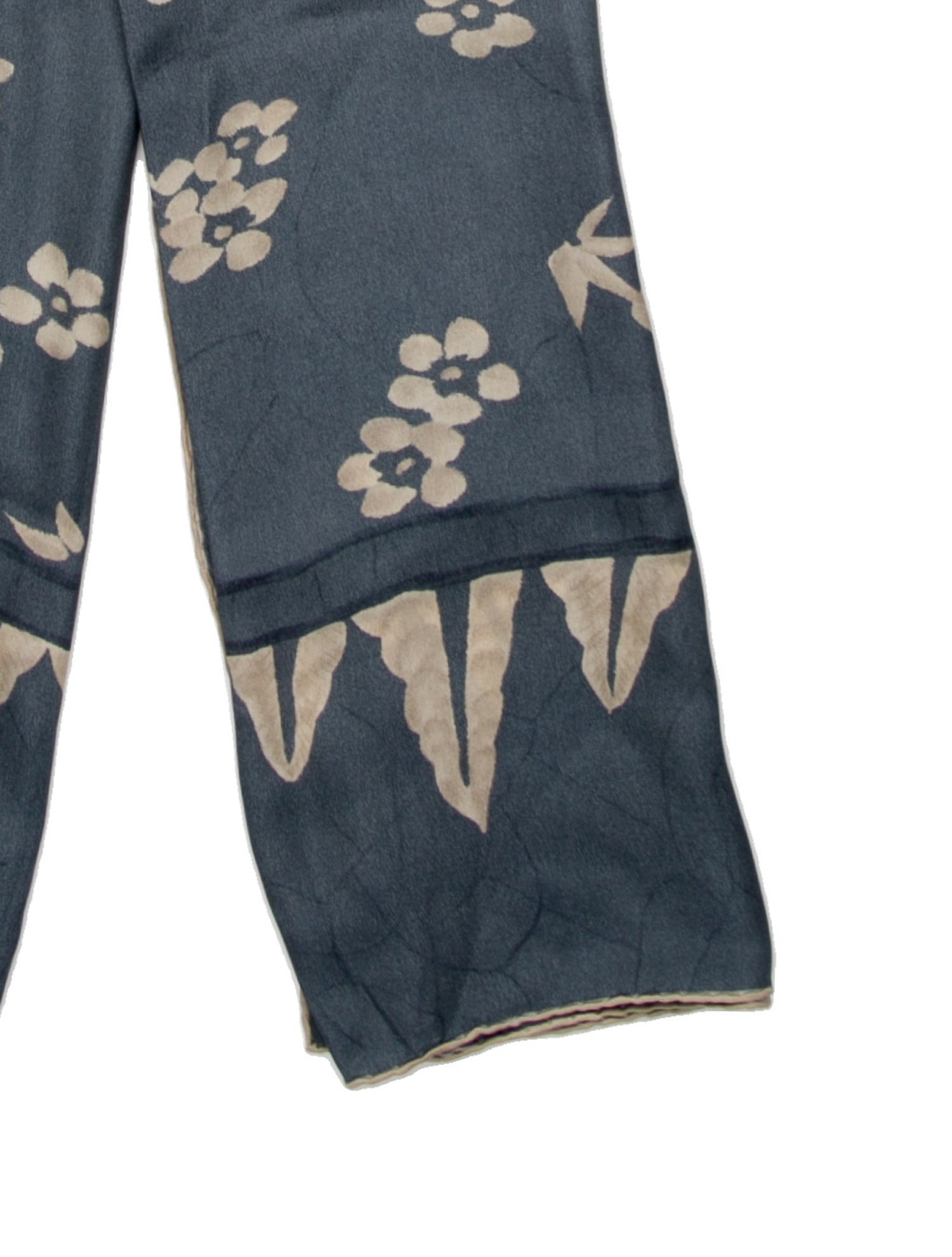 Giorgio Armani Silk Floral Print Scarf