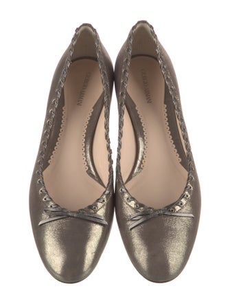 Giorgio Armani Leather Ballet Flats