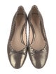 Giorgio Armani Leather Ballet Flats