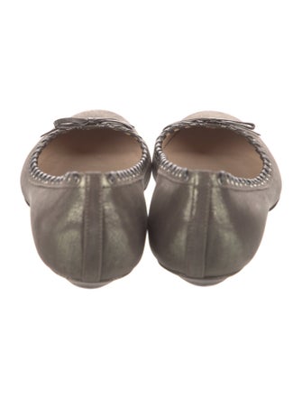 Giorgio Armani Leather Ballet Flats