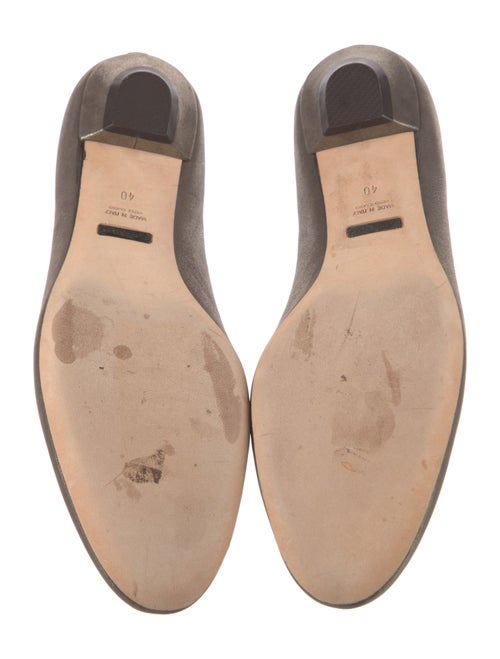 Giorgio Armani Leather Ballet Flats
