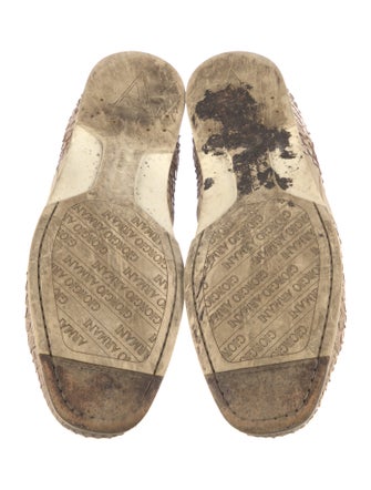 Giorgio Armani Snakeskin Sneakers