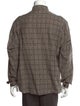 Giorgio Armani Plaid Print Long Sleeve Shirt