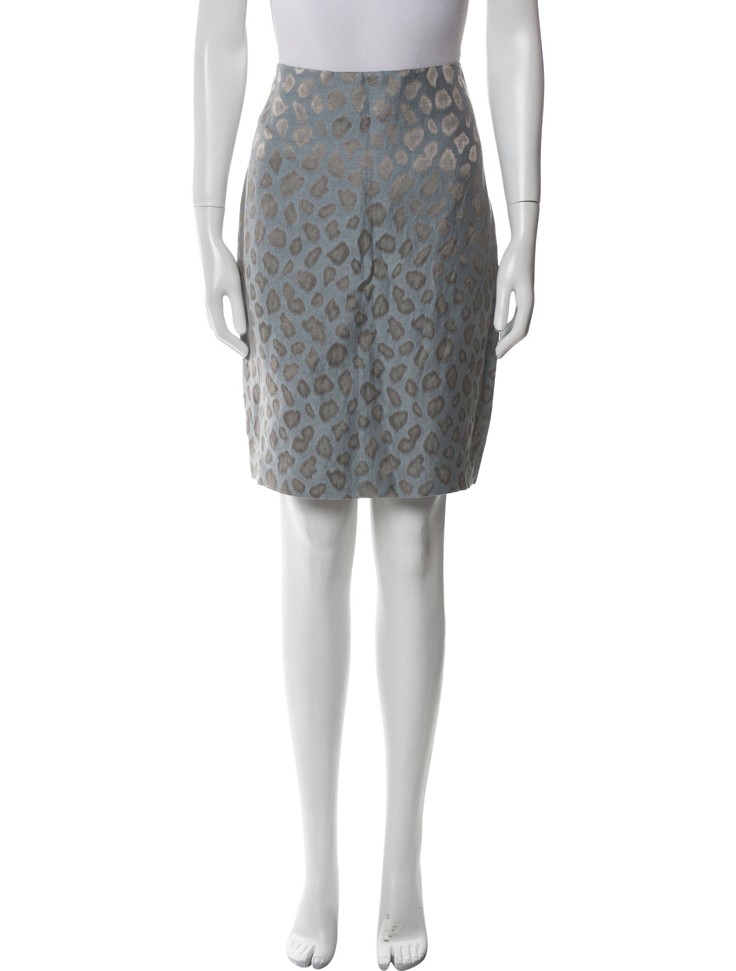 Giorgio Armani Linen Knee-Length Skirt