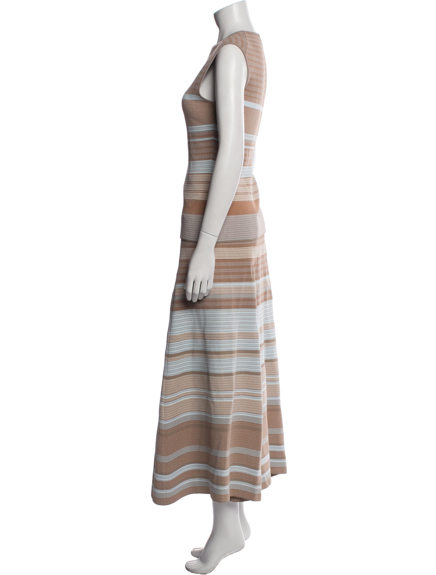 Giorgio Armani Striped Skirt Set
