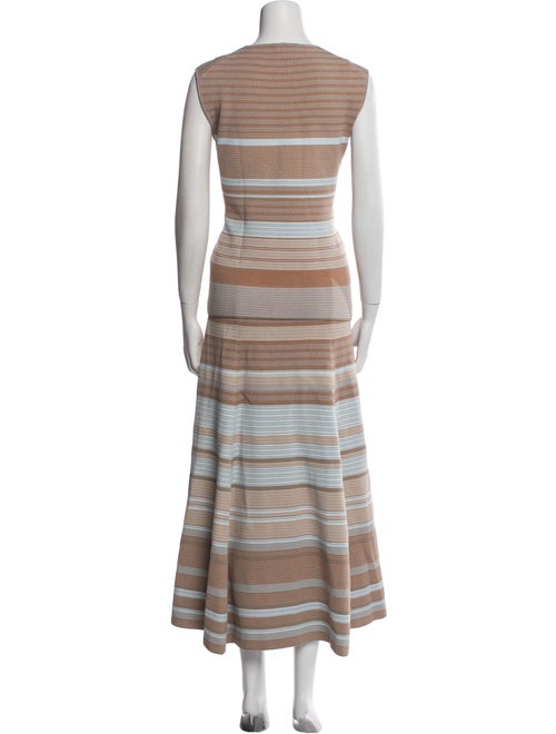 Giorgio Armani Striped Skirt Set