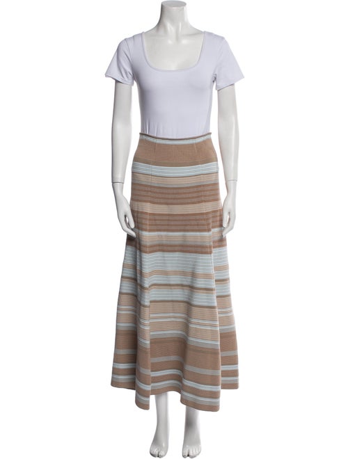 Giorgio Armani Striped Skirt Set