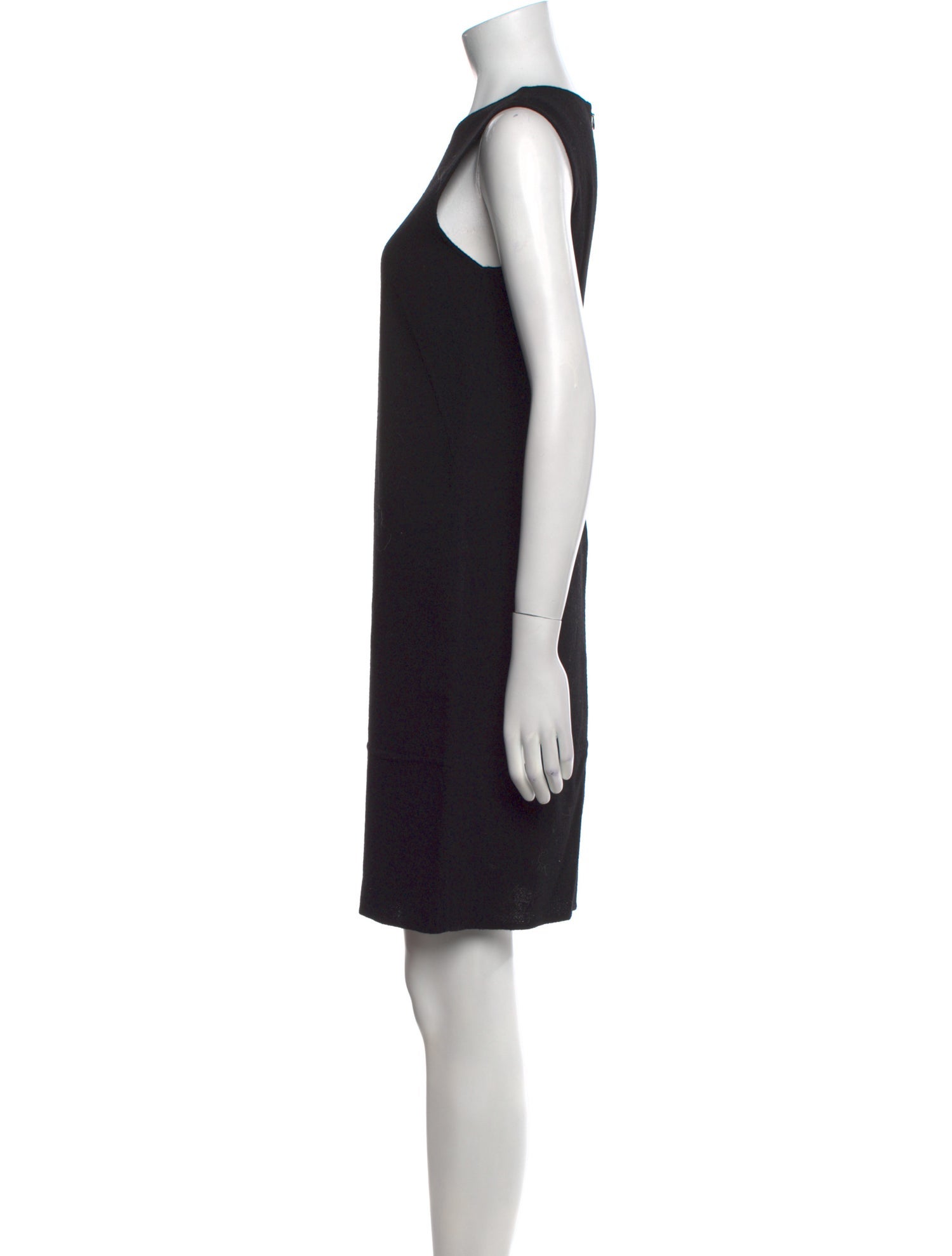 Giorgio Armani Bateau Neckline Knee-Length Dress