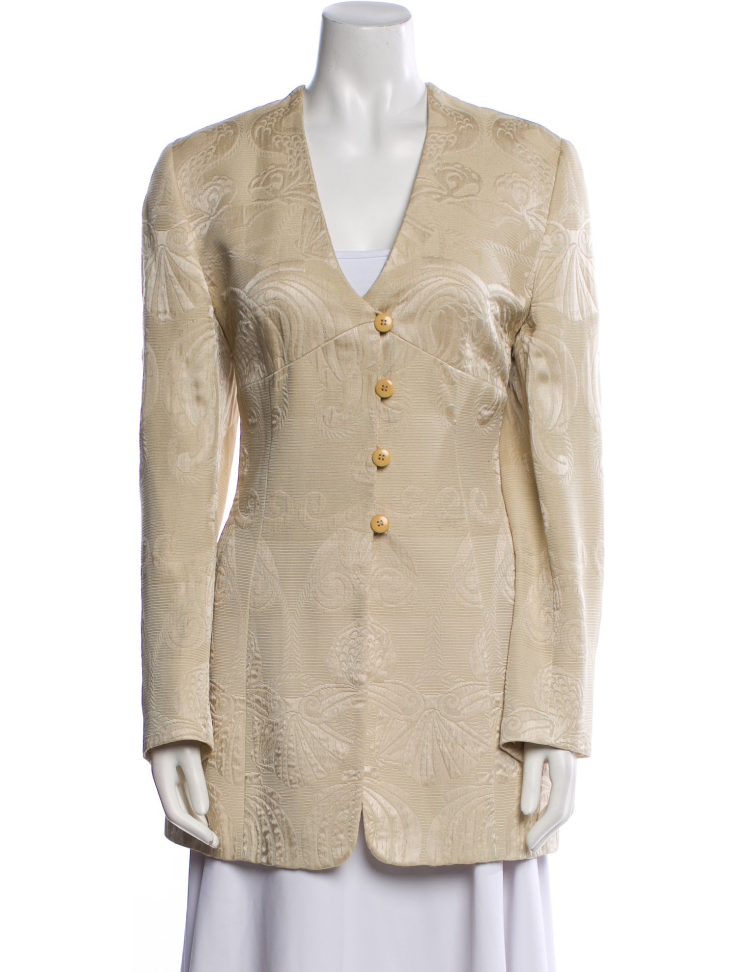 Giorgio Armani Vintage Late 1980's - Early 1990's Faux Fur Coat