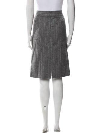 Giorgio Armani Virgin Wool Knee-Length Skirt