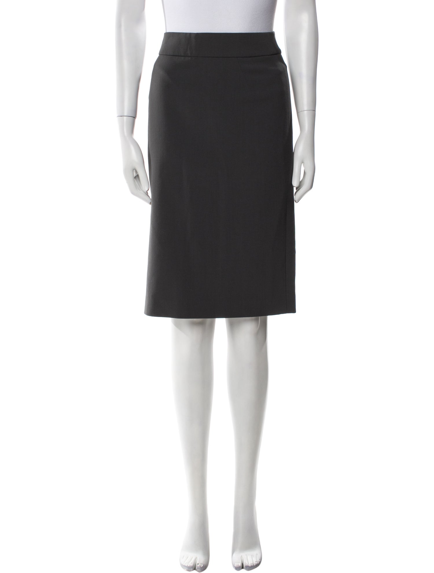 Giorgio Armani Virgin Wool Knee-Length Skirt