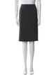 Giorgio Armani Virgin Wool Knee-Length Skirt