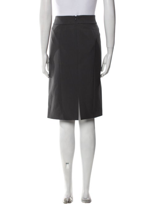 Giorgio Armani Virgin Wool Knee-Length Skirt