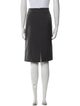 Giorgio Armani Virgin Wool Knee-Length Skirt