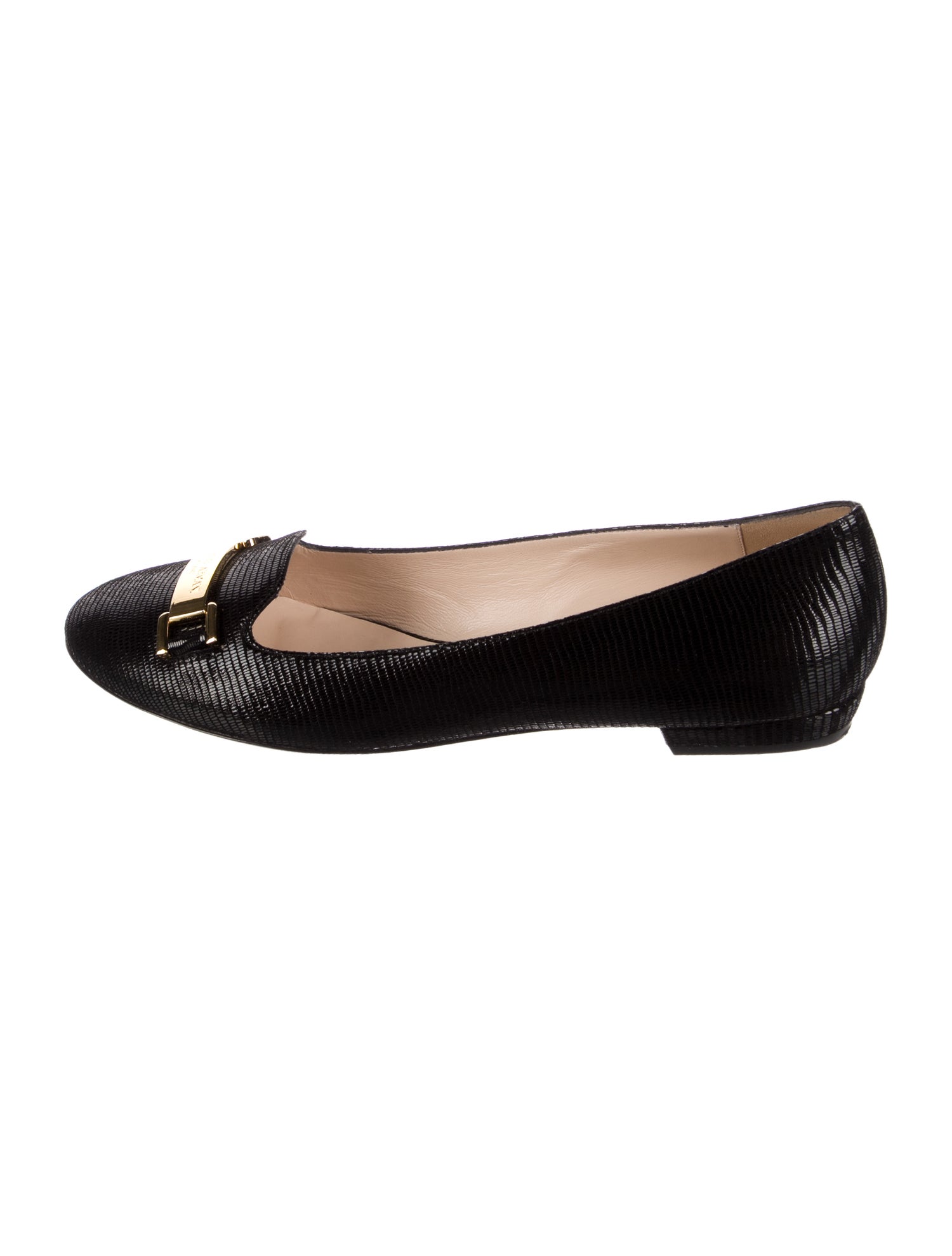 Giorgio Armani Leather Flats
