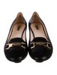 Giorgio Armani Leather Flats