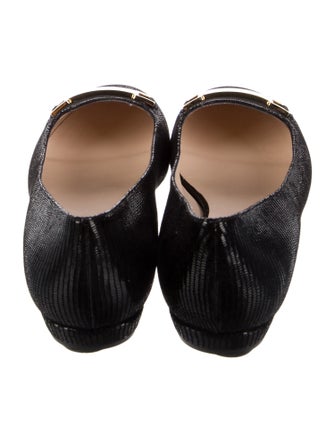 Giorgio Armani Leather Flats