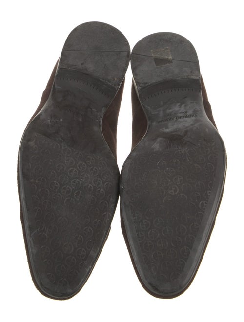 Giorgio Armani Suede Dress Loafers