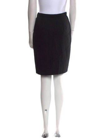 Giorgio Armani Wool Knee-Length Skirt