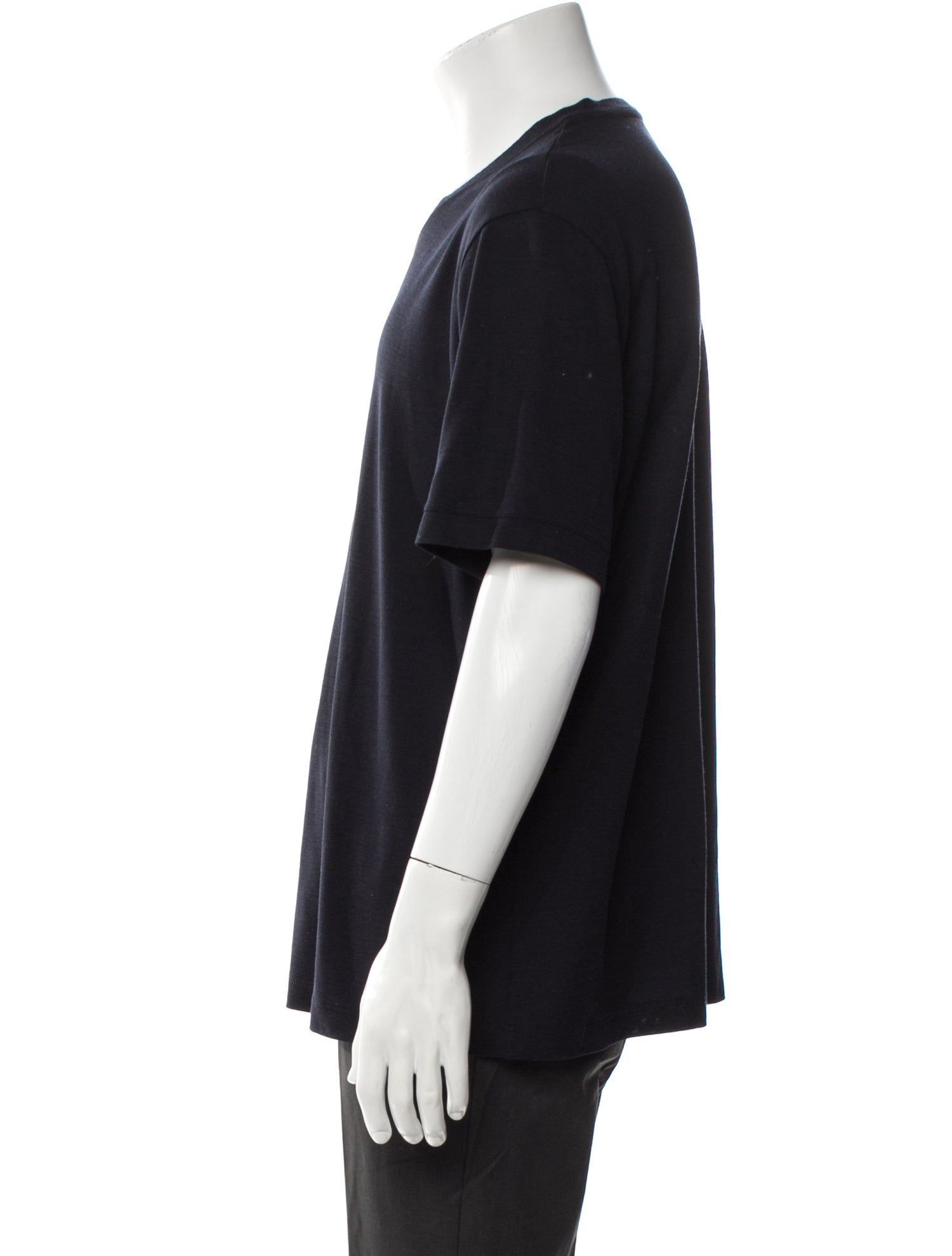 Giorgio Armani Virgin Wool V-Neck T-Shirt