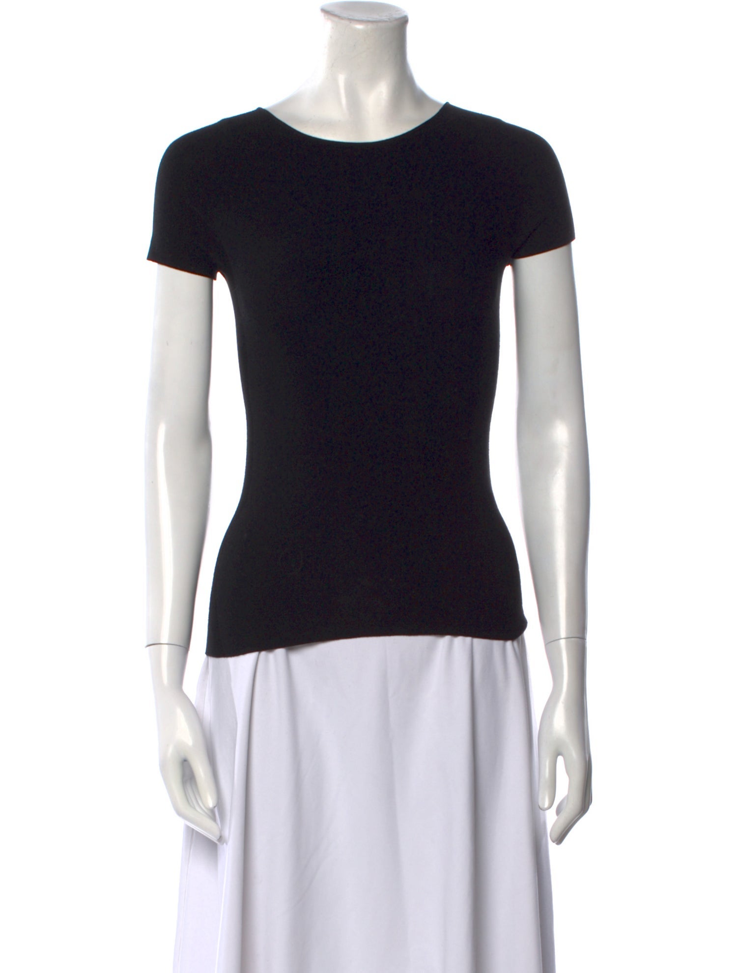 Giorgio Armani Bateau Neckline Short Sleeve T-Shirt