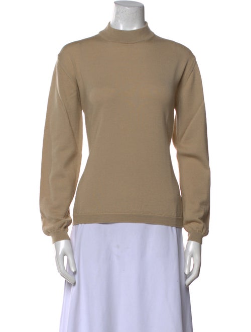 Giorgio Armani Merino Wool Mock Neck Sweater