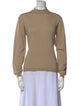 Giorgio Armani Merino Wool Mock Neck Sweater