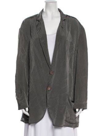 Giorgio Armani Silk Striped Tunic