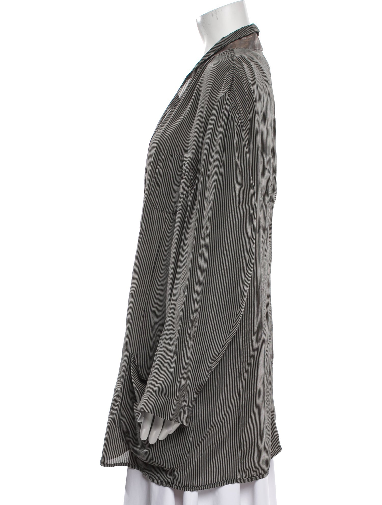 Giorgio Armani Silk Striped Tunic